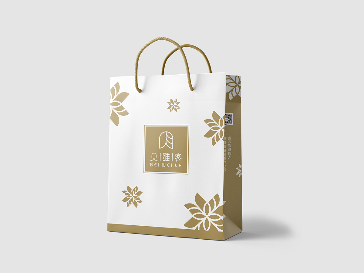 貝維客，手提包裝袋設計，平面設計